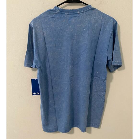 New Huk Men's Short Sleeve Mineral Wash T-Shirt Size Small - Picture 2 of 3